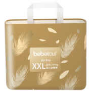 bebetourAirPro羽毛系列拉拉裤XXL30片（15kg以上）尿不湿超薄干爽透气
