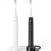PHILIPS飞利浦 3100系列钻石亮白牙刷套装黑色+白色HX3675/24 到手价￥454.34