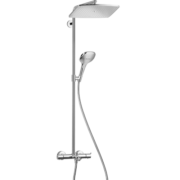 汉斯格雅（Hansgrohe） 双飞雨淋浴恒温花洒超大顶喷浴缸水龙头花洒套装 26162007