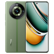 【快至次日达+19.9得真我耳机realme真我11Pro+曲面屏2亿像素拍照手机11pro官方同款 绿野之城 12GB+1TB