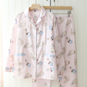 月子服夏季薄款产后纯棉纱布孕妇女春秋哺乳怀孕期产妇睡衣家居服