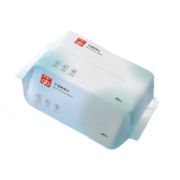 gb好孩子棉柔巾婴儿干湿两用柔巾湿巾加大加厚宝宝一次性洗脸巾卸妆 20*15CM 80抽*6包
