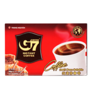 越南进口 中原G7速溶美式黑咖啡无蔗糖0脂燃低脂健身咖啡粉30g 15包*2g