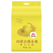 柴火大院 内蒙古黄小米1kg 小黄米杂粮小米粥米五谷杂粮 粗粮 团购
