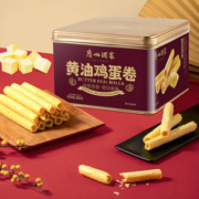 广州酒家 黄油鸡蛋卷山姆罐装特产传统手信送礼伴手礼下午茶零食