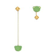 施华洛世奇（SWAROVSKI）【品牌官方直售】 施华洛世奇 TEDDY 耳饰轻奢饰品 绿色 5642981