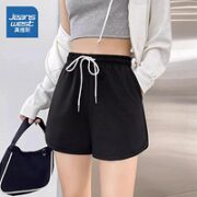 JEANSWEST 真维斯 女士夏季短裤 黑色