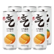 元气森林 0糖0脂0卡无糖罐装饮料 柑橙味330mL*24罐＊2件