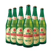 雪熊精酿 哈尔滨大绿棒子啤酒 640mL*6瓶