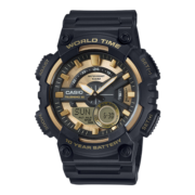 卡西欧(CASIO) 数字双显潮流户外运动防水男士手表 学生腕表AEQ-110W AEQ-110BW-9AVDF