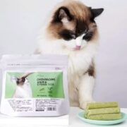 DIDI MOM 迪迪妈 猫零食 猫草+蔓越莓-冻干棒棒糖 (4支)