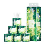 概率券：Lam Pure 蓝漂 绿野森林系列 有芯卷纸 5层200克10卷