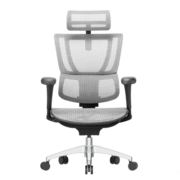 保友办公家具（Ergonor）优b 2代人体工学椅电脑椅久坐舒适办公椅游戏电竞椅子 银白美国网