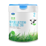 君乐宝（JUNLEBAO）优萃2段罐装婴幼儿配方奶粉（6-12月龄）800克有机奶源