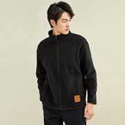 GIORDANO 佐丹奴 男士摇粒绒卫衣外套 90072854