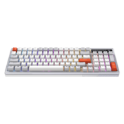 PLUS会员、需抢券、预售：nubia 努比亚 GK002J 三模机械键盘 黑金红轴 RGB
