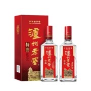 88VIP：泸州老窖 中华特曲 52度双瓶浓香型高度白酒 500mL*2瓶