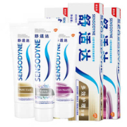 京东百亿补贴：SENSODYNE 舒适达 多效护理牙膏组合 100g*3 赠 同款 35g