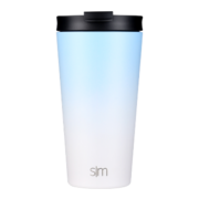 simple|modern保温保冷吸管咖啡奶茶水茶随行杯子高颜值伴手礼物男女士大容量 蓝白渐变480ML