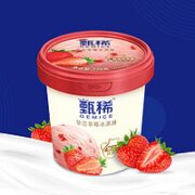 GEMICE 甄稀 挚恋草莓冰淇凌冰糕家庭装 270g*1杯