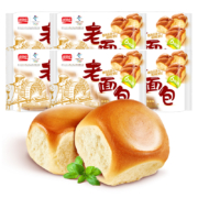 聚划算百亿补贴：盼盼老面包整箱早餐糕 尝鲜装