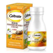 Caltrate 钙尔奇 小添佳 儿童钙片 钙铁锌咀嚼片  80粒1盒