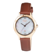卡西欧（CASIO）手表 SHEEN系列时尚简约轻薄贝母表盘设计女表 SHE-4546PGL-6A