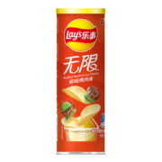 需抢券：Lay 乐事 无限薯片休闲零食 多口味 104g罐装*3件