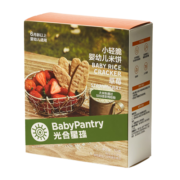 光合星球babycare婴儿米饼零食营养辅食宝宝米饼6个月以上无添加糖盐 草莓味米饼 50g/盒