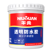 NIU YUAN 牛元 透明防水胶厨卫防水补漏胶胶水 500g/约3平米