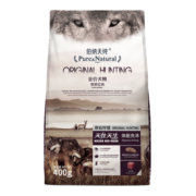 伯纳天纯狗粮原始狩猎草原红肉犬粮400g/包