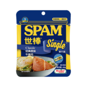 世棒（SPAM）午餐肉 火腿罐头 手抓饼 火锅 烧烤 麻辣烫 烤肉 麻辣香锅食材 早餐方便食材搭档 肉蒜味340g