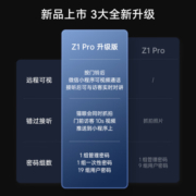 凯迪仕（kaadas） 指静脉智能锁Z1Pro升级版 指纹锁 远程猫眼视屏智能门锁 密码锁