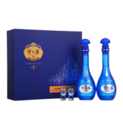 洋河蓝色经典 梦之蓝 绵柔浓香型 白酒 M6 52度500ml*2瓶礼盒装