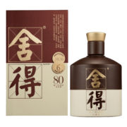 舍得 沱牌 品味舍得（第四代）建厂80周年纪念款 浓香型白酒 52度 500ml单瓶装