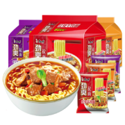需抢券：康师傅 劲爽红烧牛肉面 5包