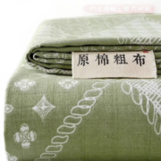 安睡宝（SOMERELLE）夏季加厚原棉老粗布床单单件纯棉床垫保护罩床罩床盖被单 漫生活 250cm*245cm床单+枕套一对