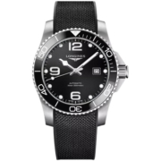 Longines浪琴正品手表男 康卡斯机械陶瓷外圈潜水表L3.781.4.56.9