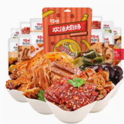 鲜香有嚼劲！Be&Cheery 百草味 麻辣零食大礼包 混合口味 445g