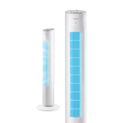 美的（Midea）电风扇家用塔扇风扇广角大风量轻音低噪节能无叶风扇可定时高颜值 【无叶柔风】ZAF09MA