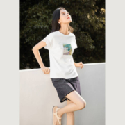 DUIBAI 对白 女士印花T恤 DDT091W