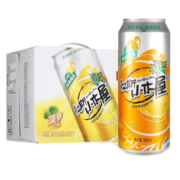 青岛啤酒（TsingTao） 菠萝啤 果啤 菠萝味 500ml*12听 整箱 菠萝啤