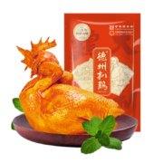 德州扒鸡正宗中华老字号鸡肉烧鸡熟食五香脱骨童子鸡400g特产开袋即食