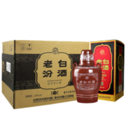 汾酒白酒 老白汾10 清香型 53度 475ml*6瓶 整箱礼盒装