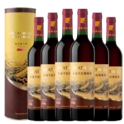 GreatWall 长城 六年珍酿精品解百纳红葡萄酒礼盒装 750ml