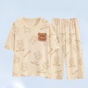 BONAS 宝娜斯 女士带胸垫睡衣 家居服两件套