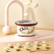 冰袋运输，Dove 德芙 香浓黑巧克力 234g*4盒