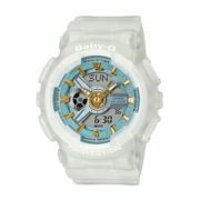 卡西欧（CASIO）手表 BABY-G 海玻璃系列哑光半透明运动女士手表 BA-110SC-7A