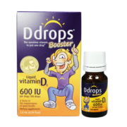 Ddrops美国原装进口 维生素滴剂D3 补钙VD3 营养辅食 一岁以上宝宝一瓶 600IU 2.8ml