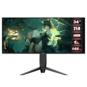 优派（ViewSonic） VX3480-2K-PRO 34英寸165Hz HDR超宽带鱼屏显示器 21:9 升降旋转 超清电竞游戏显示屏幕